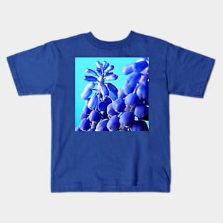 Muscari Grape Hyacinth Kids T-Shirt